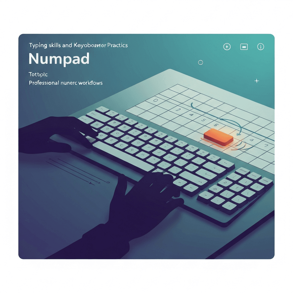 10-Key Practice for Accounting Workflows: Speed With Audit-Safe Accuracy — Numpad — Type Faster