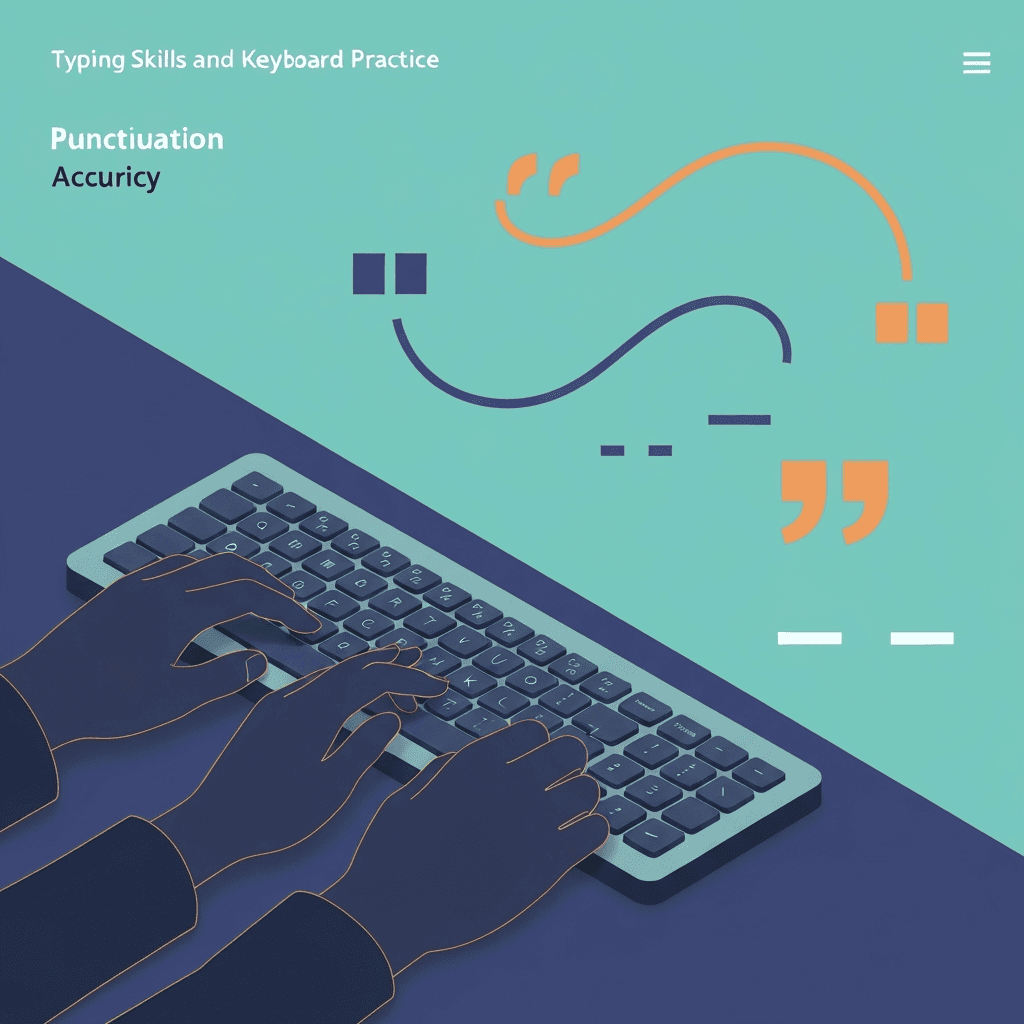 Illustration. Apostrophe and Contraction Typing Errors — Punctuation — Type Faster