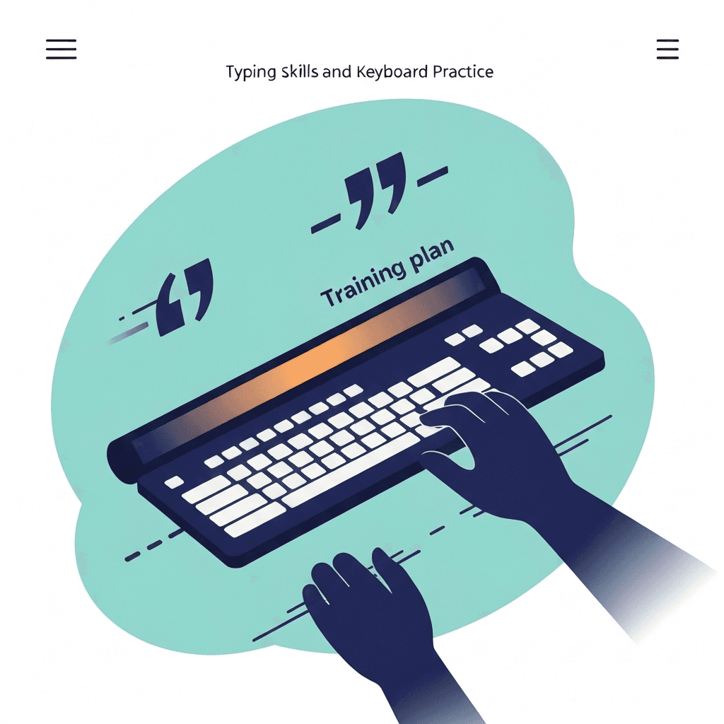 Illustration. Balance Punctuation Practice With Standard Typing Tests — Punctuation — Type Faster