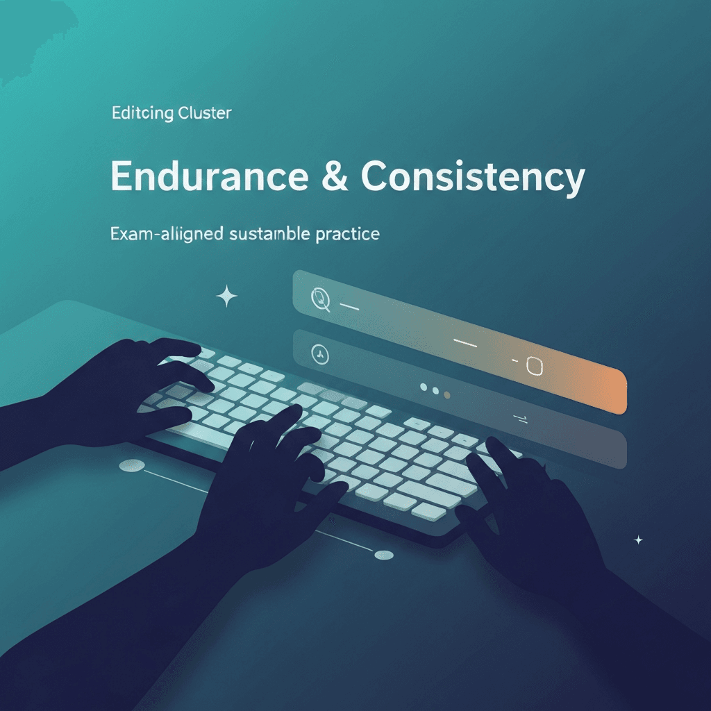 CGL Typing Test Prep: Speed and Accuracy Checklist for Real Exams — Endurance & Consistency — Type Faster
