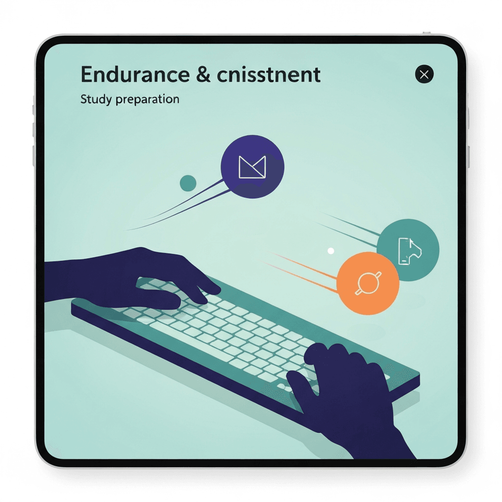 Custom Practice for Exam and Certification Prep — Endurance & Consistency — Type Faster