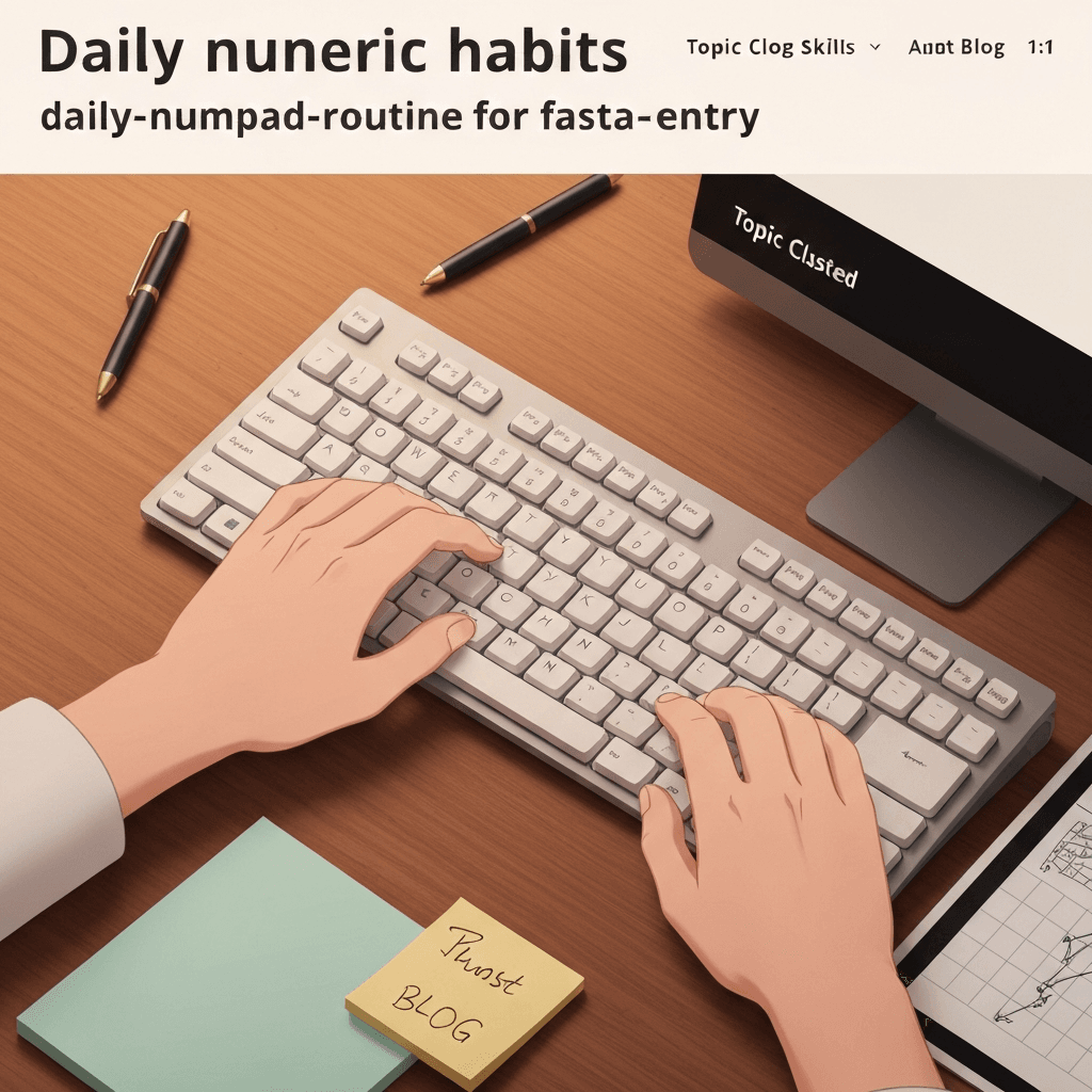 Daily Numpad Routine for Fast Data Entry: 10 Minutes That Compound — Numpad — Type Faster