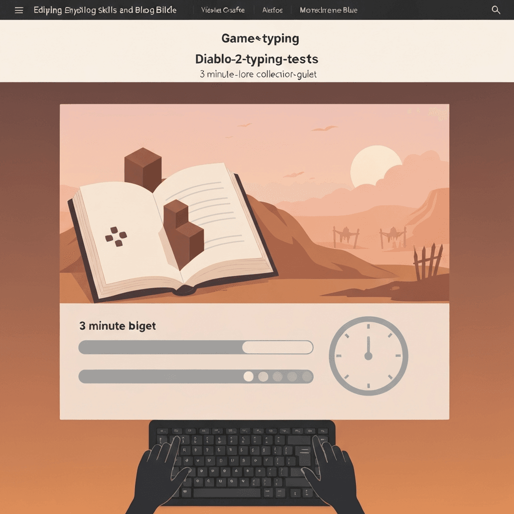 Diablo II Typing Test: Rogue Encampment, Act Pacing, and Eight Plot Passages — Game lore typing — Type Faster