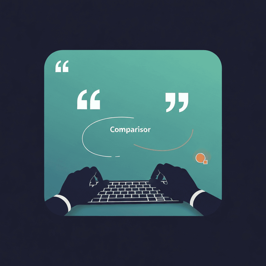 Illustration. Famous Quotes Typing vs Standard One-Minute Tests — Quotes typing test — Type Faster