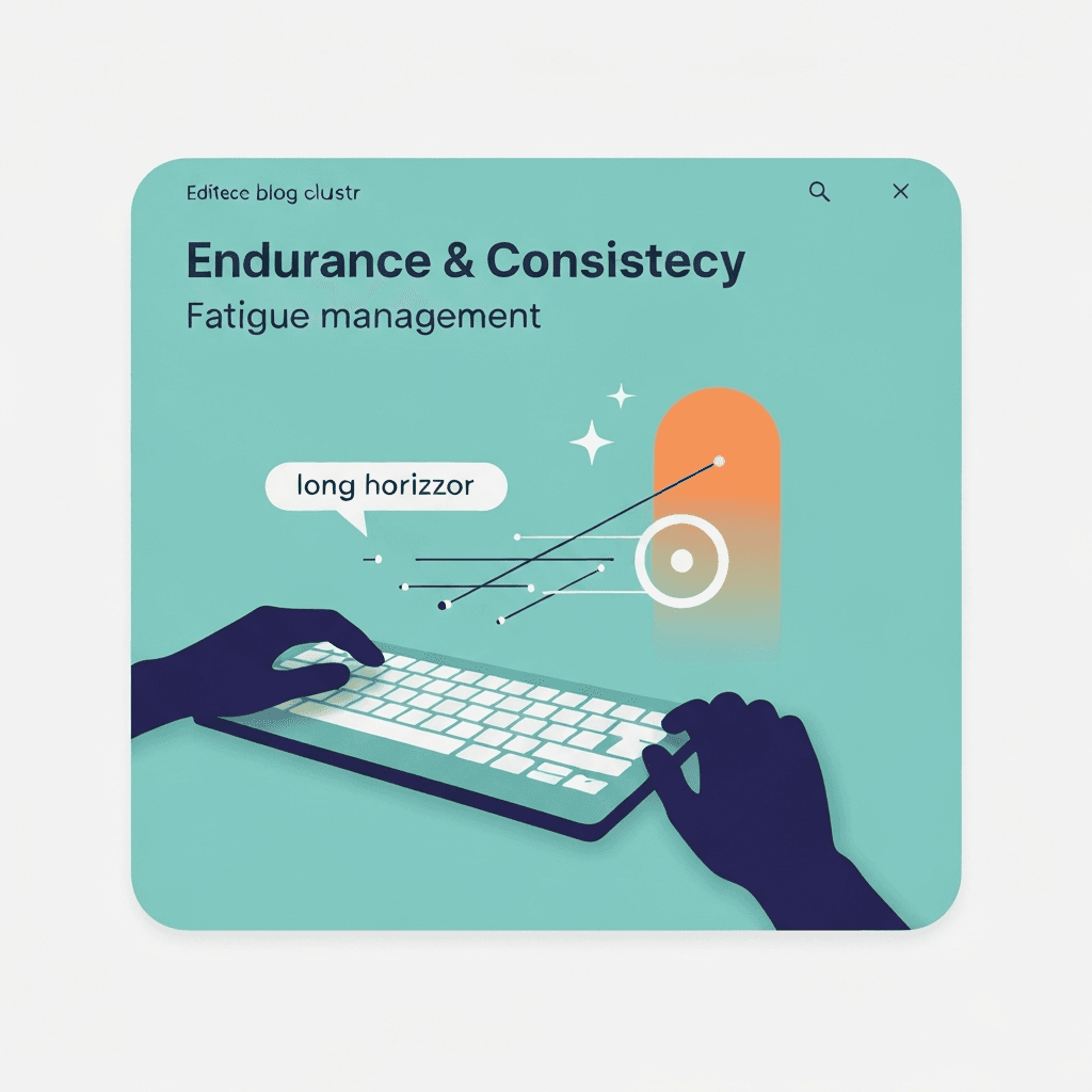 Fight Typing Fatigue With Better Rhythm: Endurance Without Late-Session Collapse — Endurance & Consistency — Type Faster