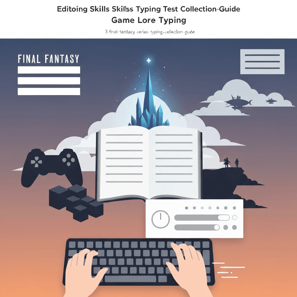 Final Fantasy Typing Test: Crystals, Chocobos, and Mainline Saga Plot Passages — Game lore typing — Type Faster