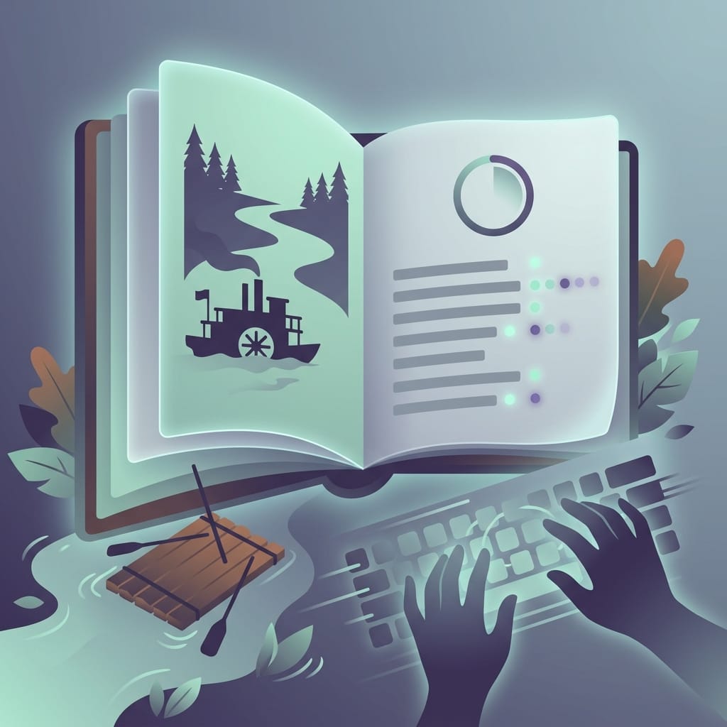 Five-Minute Adventures of Huckleberry Finn Typing Sessions: Endurance Without Fatigue — Story typing — Type Faster