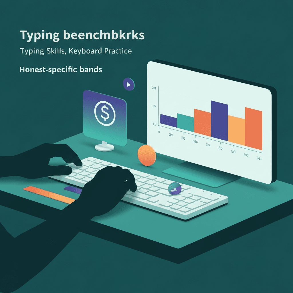 Illustration. Good Typing Speed for Chat Support: Throughput Without Sounding Robotic — Typing benchmarks — Type Faster