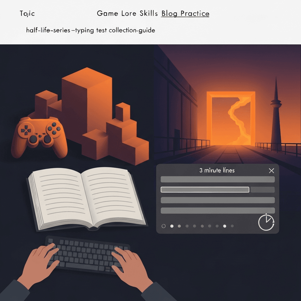 Half-Life Typing Test: Black Mesa, Combine, and Science-Fiction Plot Passages — Game lore typing — Type Faster