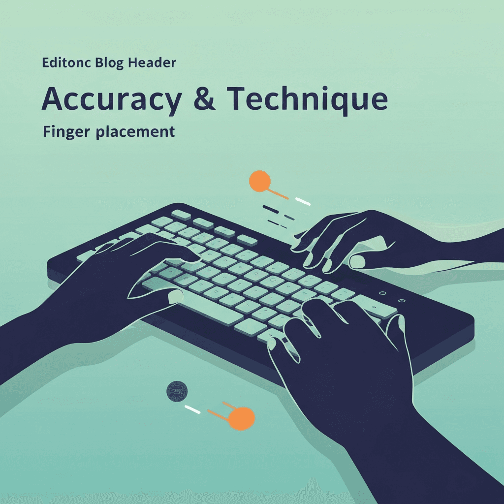 Illustration. Home Row Typing Practice Words: Short Progressions That Build Real Speed — Accuracy & Technique — Type Faster