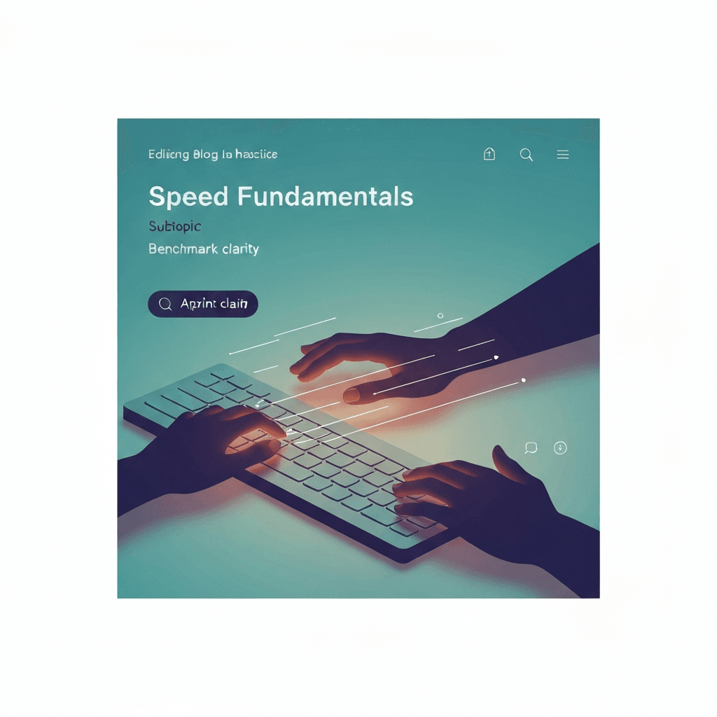 Illustration. How Many WPM Is Good Typing Speed? — Speed Fundamentals — Type Faster