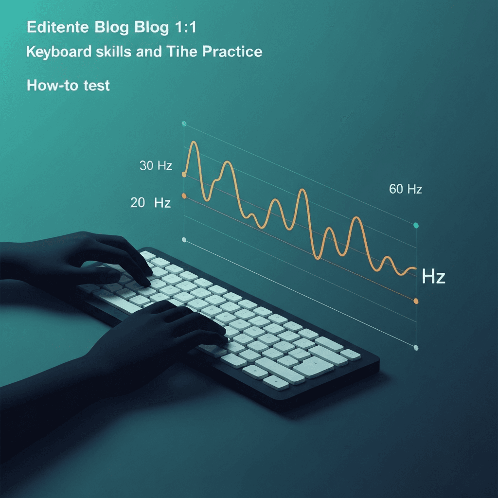 Illustration. How to Check Keyboard Polling Rate Honestly (Browser + USB Sanity Checks) — Keyboard Polling Rate — Type Faster