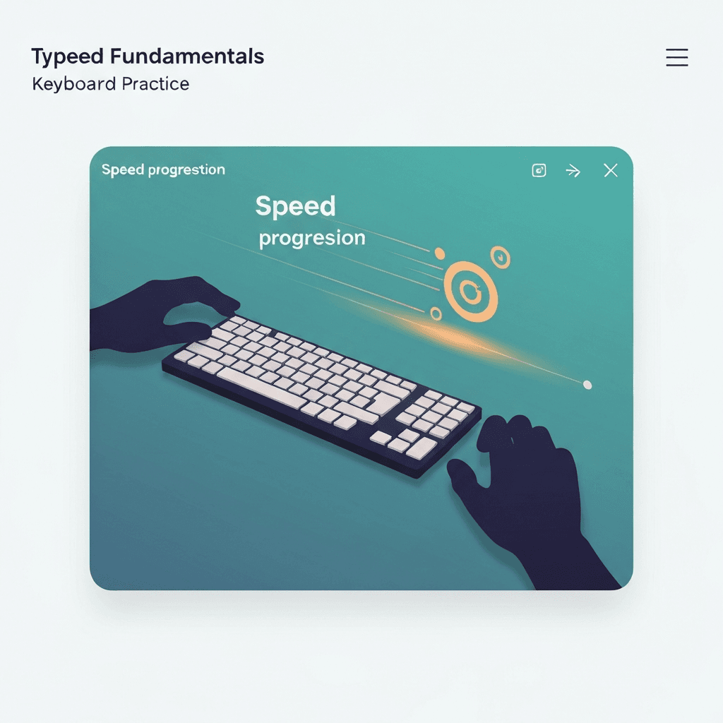 Illustration. How to Improve Typing Speed Without Losing Accuracy — Speed Fundamentals — Type Faster
