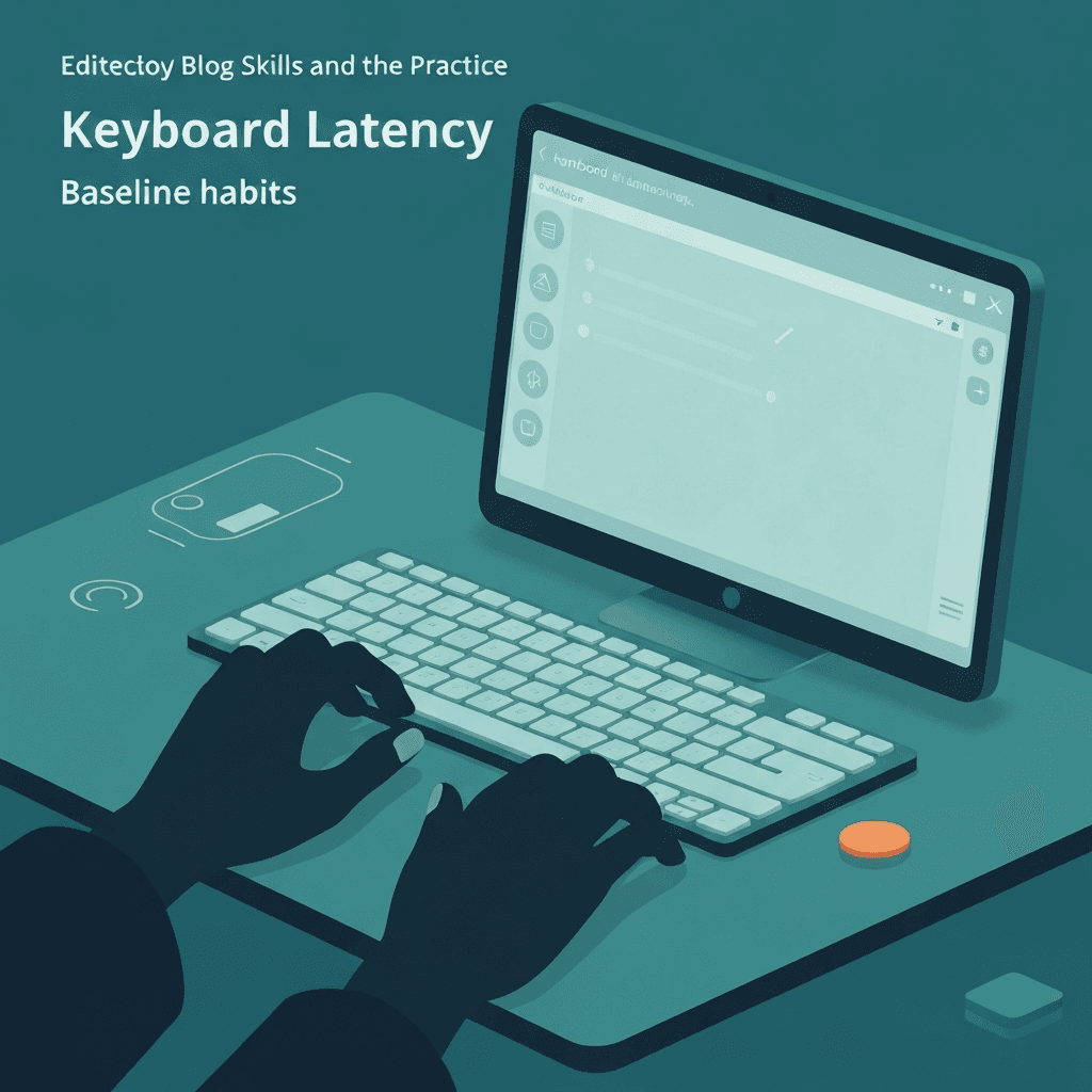 Illustration. Input Latency Test: Build a Baseline You Can Trust Week to Week — Keyboard Latency — Type Faster