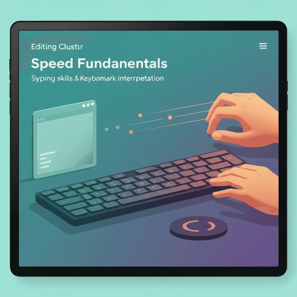 Illustration. Is 80 WPM Good? When Eighty Is Strong for Office and Remote Work — Speed Fundamentals — Type Faster