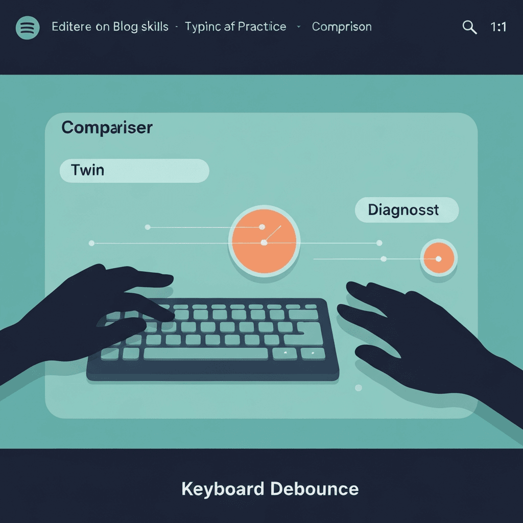Keyboard Debounce vs Polling Rate for Typing: Separate Layers, Separate Fixes — Keyboard Debounce — Type Faster