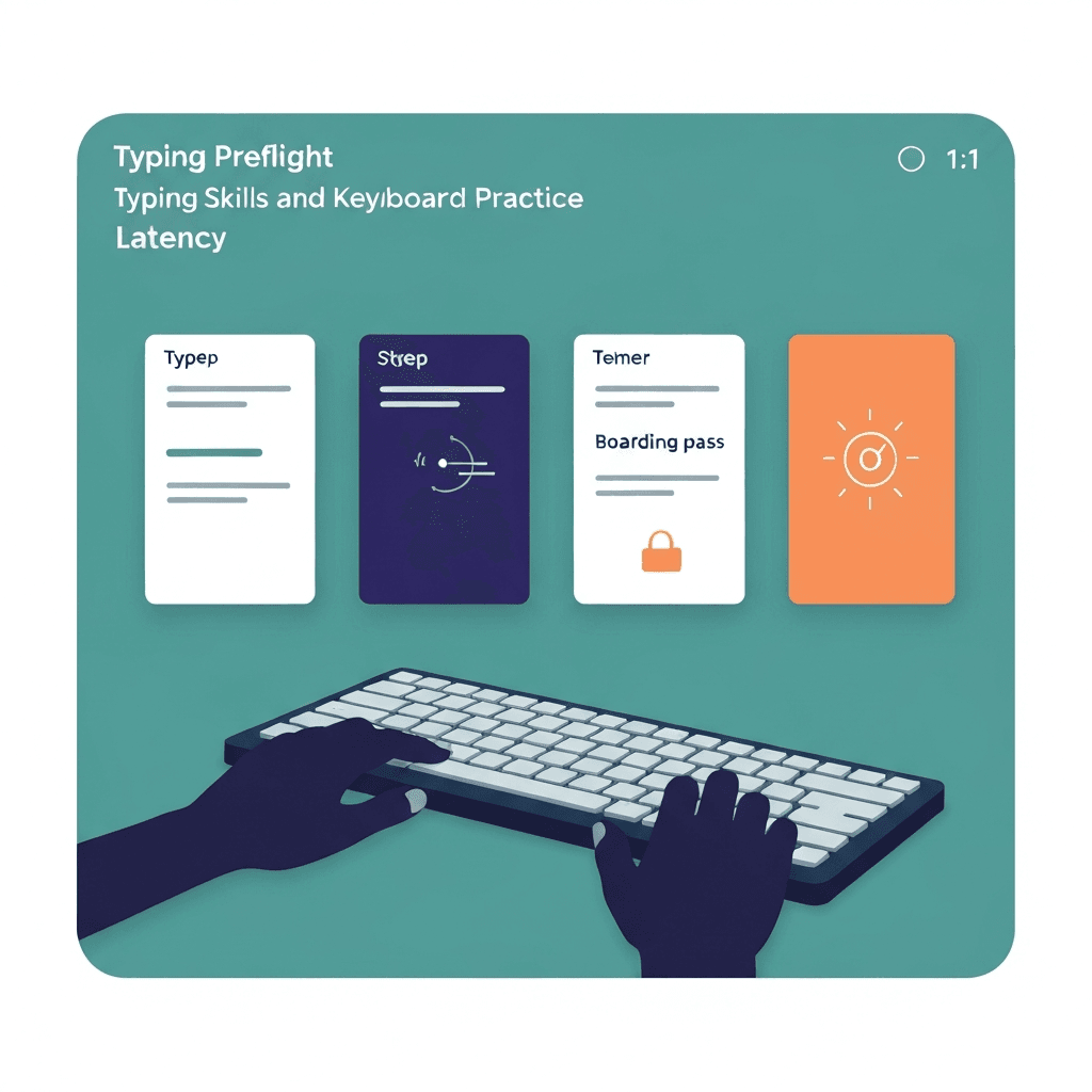 Keyboard Latency Sampling in Your Preflight Routine — Typing Preflight — Type Faster