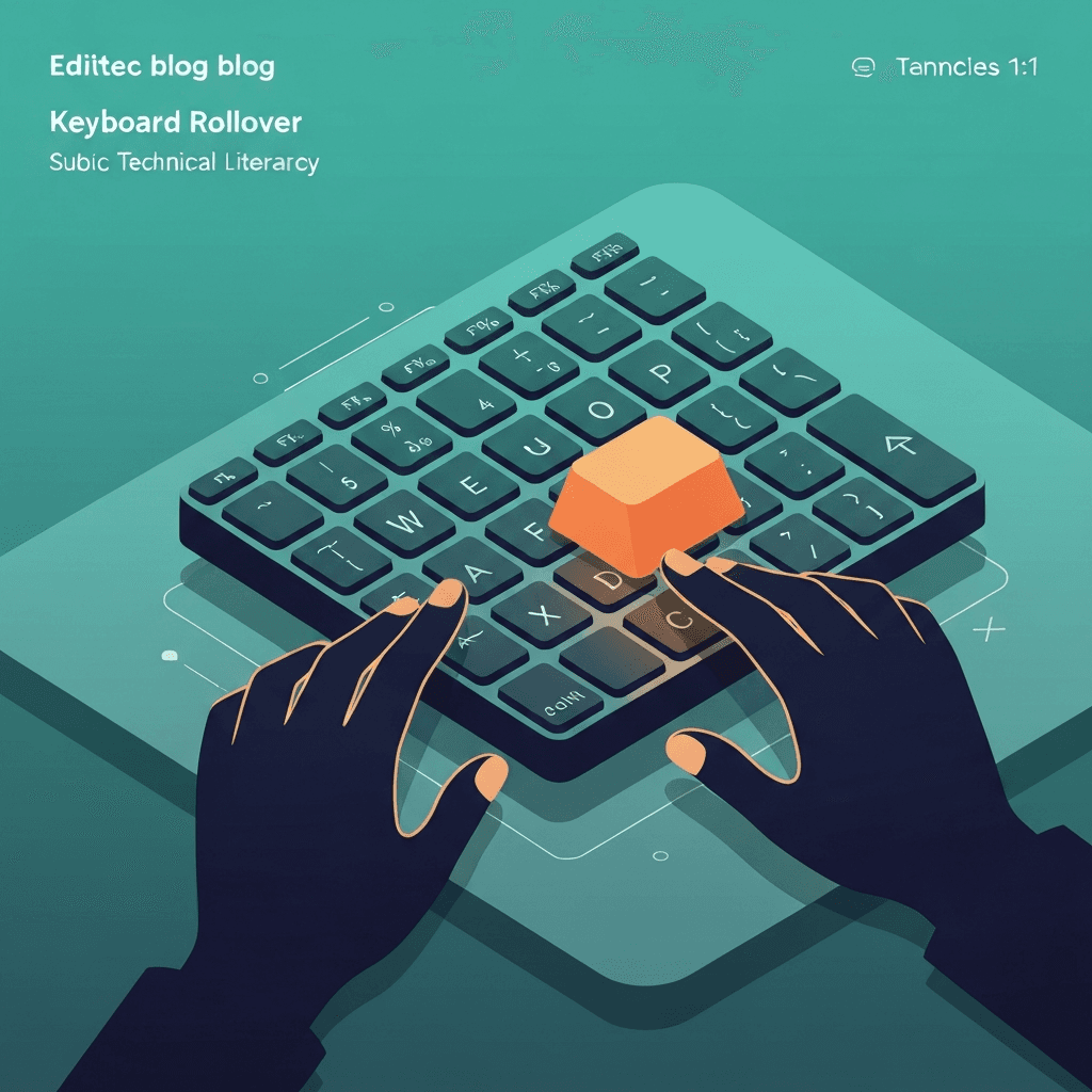 Illustration. Keyboard Matrix Rows and Columns: Why Some Chords Always Fail — Keyboard Rollover — Type Faster