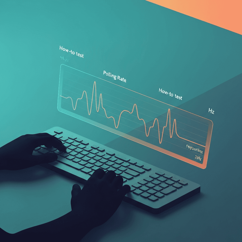 Illustration. Keyboard Polling Rate Test Online: What a Browser Can and Cannot Measure — Keyboard Polling Rate — Type Faster