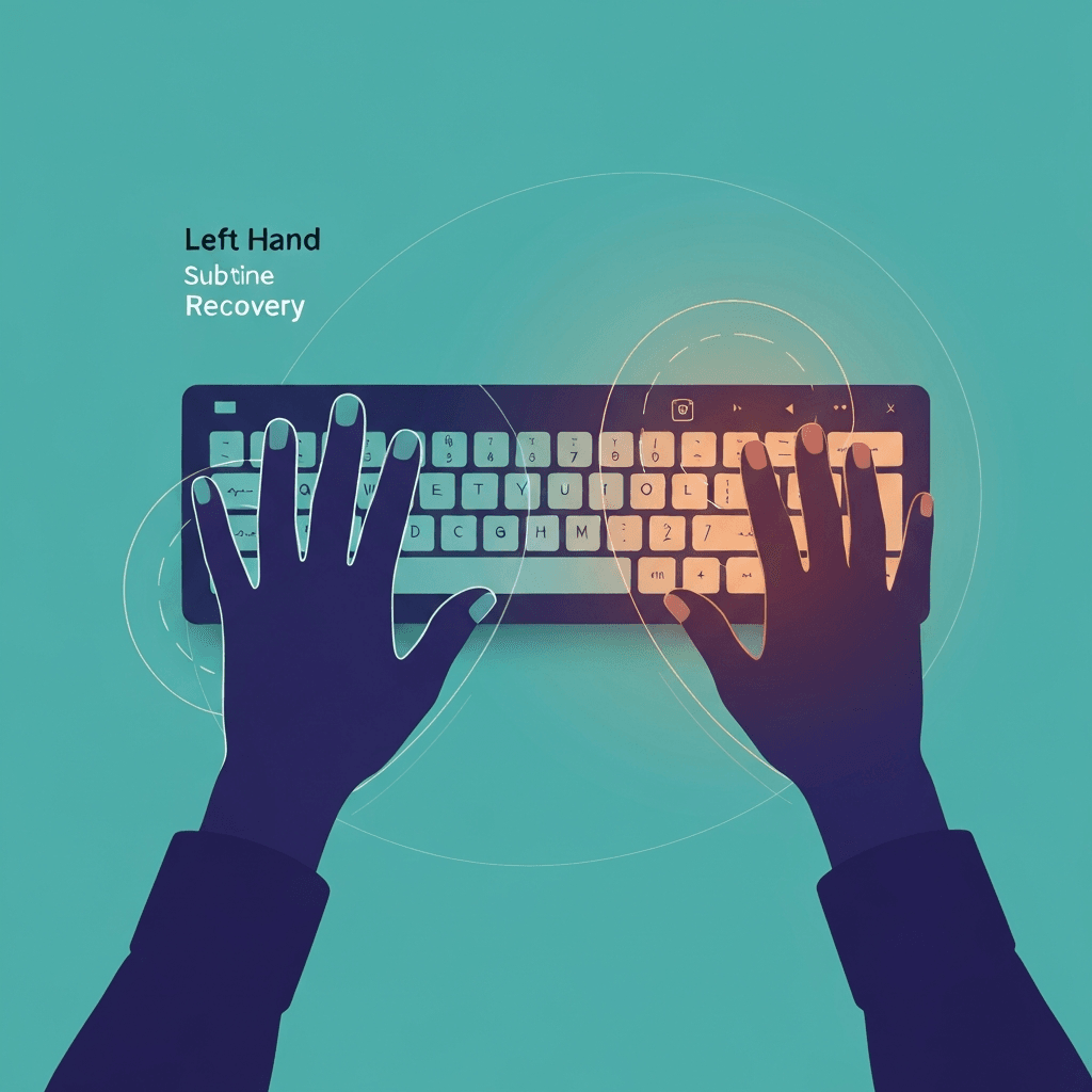 Left-Hand Isolation Typing After Injury or a Splint — Left Hand — Type Faster