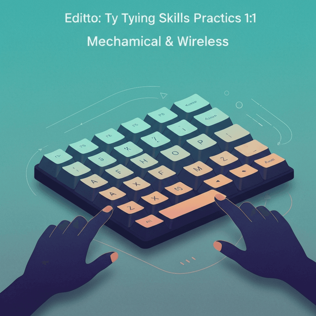 Illustration. Mechanical Keyboard NKRO: USB vs Bluetooth in Real Tests — Keyboard Rollover — Type Faster
