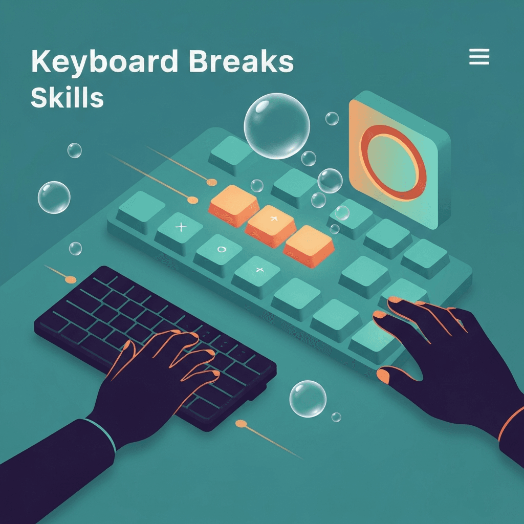 Memory and Editing Typing Breaks: Key Echo and Backspace Breeze — Keyboard Breaks — Type Faster
