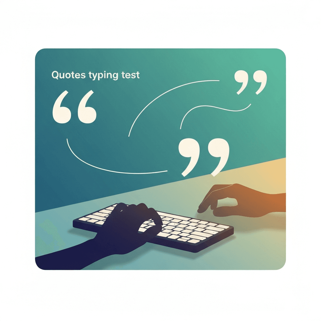 Misattributed Quotes and Typing Accuracy: Slow Down at the Source — Quotes typing test — Type Faster