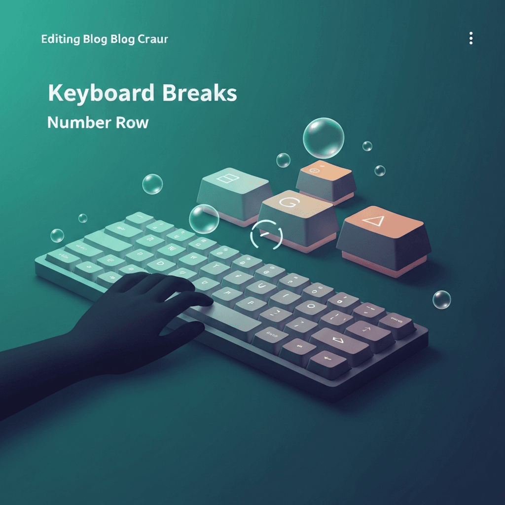 Number Drip: Number-Row Typing Break for Digits 0–9 — Keyboard Breaks — Type Faster