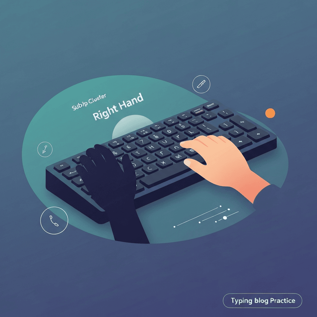 Numpad vs Right-Hand Letter Typing Test: Different Skills — Right Hand — Type Faster