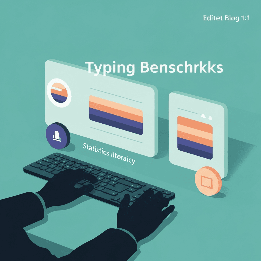 Percentile Bands vs a Single Average WPM: When One Number Misleads — Typing benchmarks — Type Faster