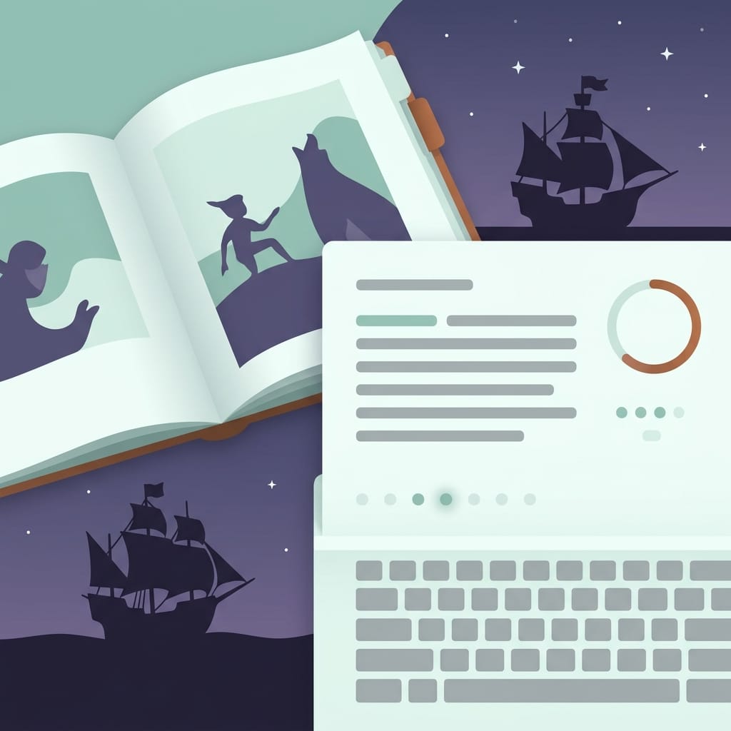 Peter Pan Typing Test: Project Gutenberg Chapters for Barrie Novel Practice — Story typing — Type Faster