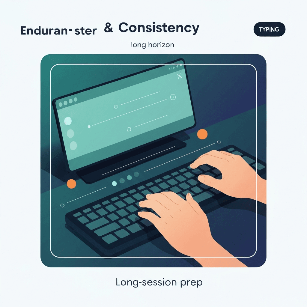 How to Prepare for 10-Minute Typing Endurance Without Late-Session Collapse — Endurance & Consistency — Type Faster