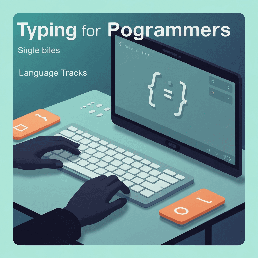 Illustration. Bash Typing Test: Symbol-Heavy Code Lines — Typing for Programmers — Type Faster