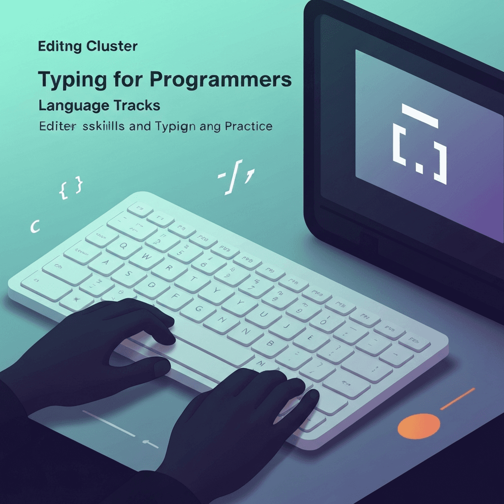 Illustration. C Typing Test: Symbol-Heavy Code Lines — Typing for Programmers — Type Faster