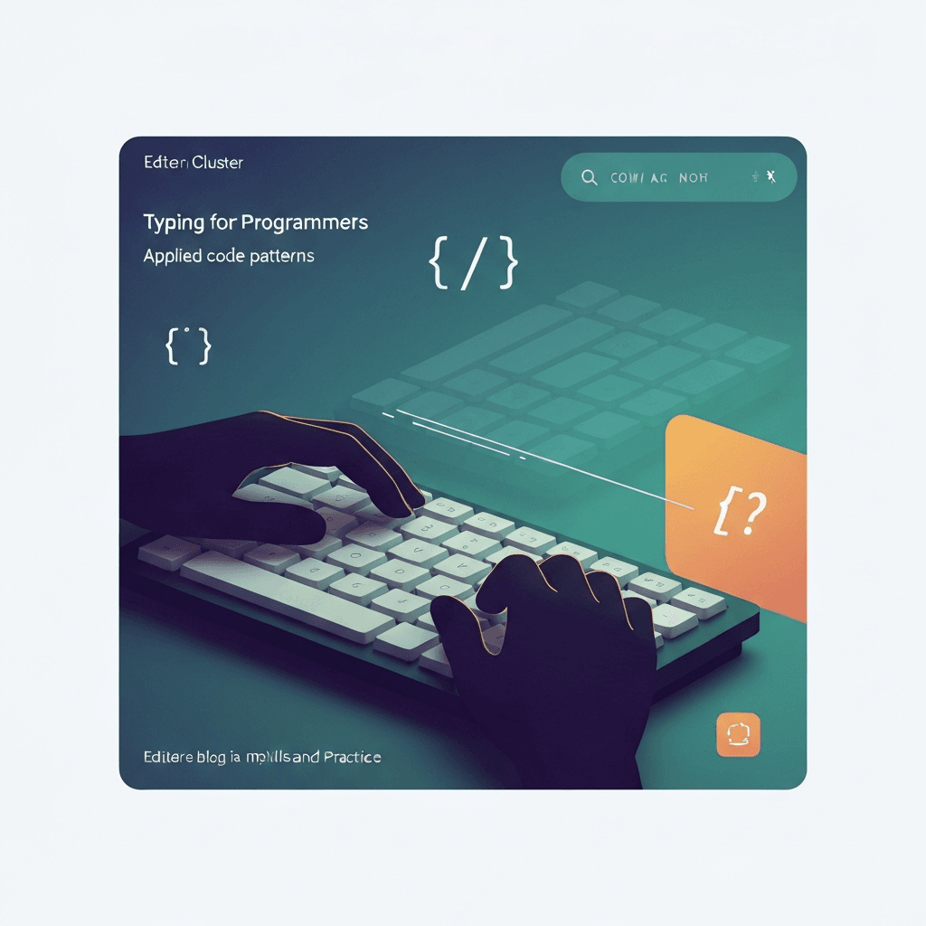 Illustration. Programmer Typing for JSON and Log Debugging: Payload and Trace Fluency — Typing for Programmers — Type Faster