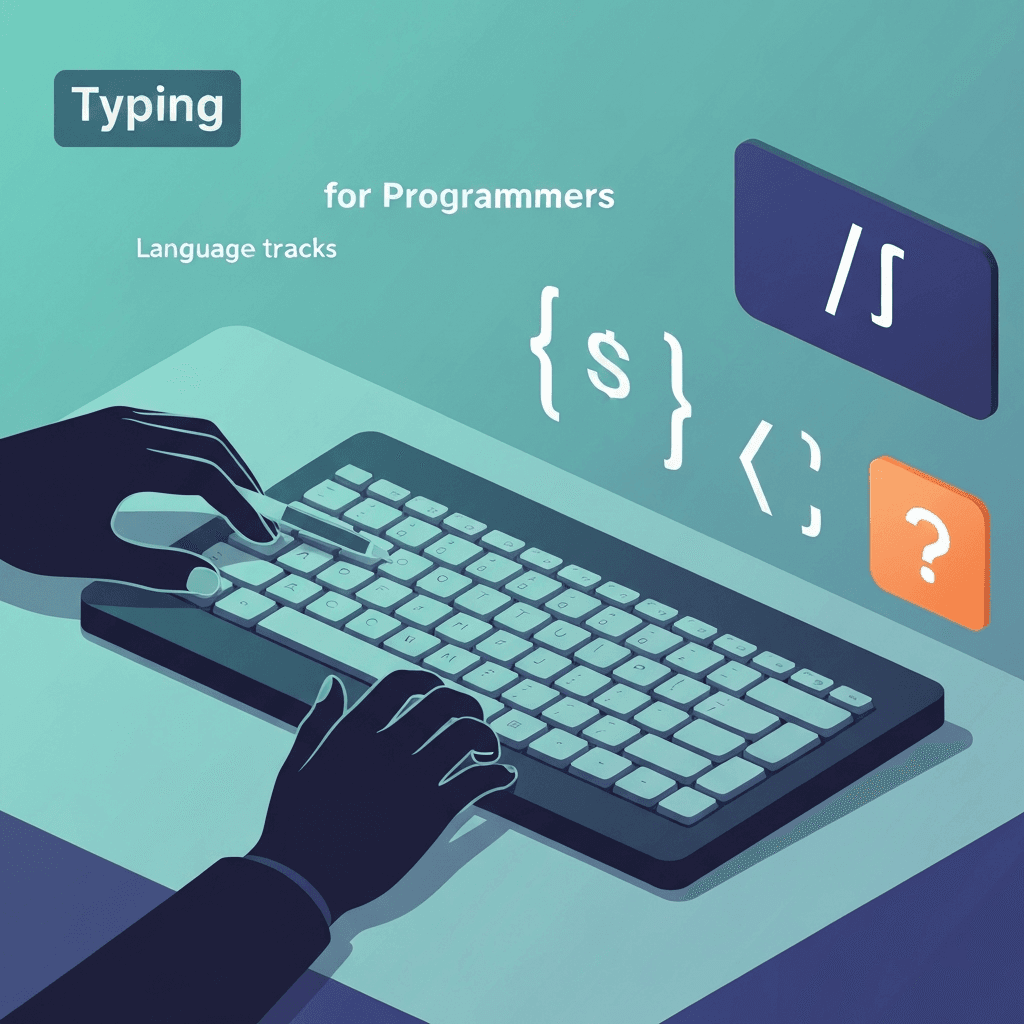 JavaScript Typing Test: Symbol-Heavy Code Lines and Weekly Track Practice — Typing for Programmers — Type Faster