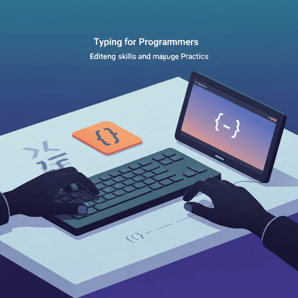 Illustration. Makefile Typing Test: Symbol-Heavy Code Lines — Typing for Programmers — Type Faster