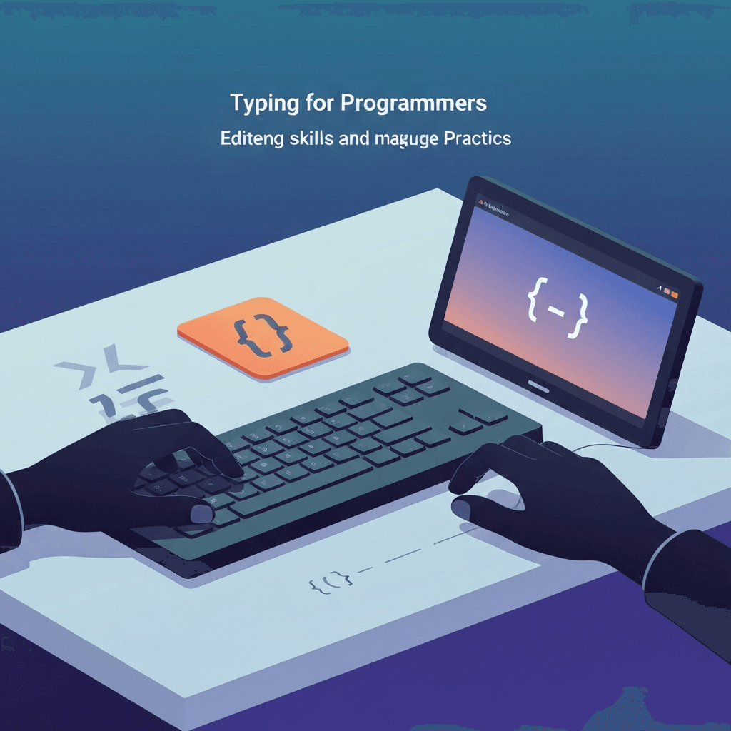 Illustration. Makefile Typing Test: Tabs, Targets, and Recipe Line Fluency — Typing for Programmers — Type Faster