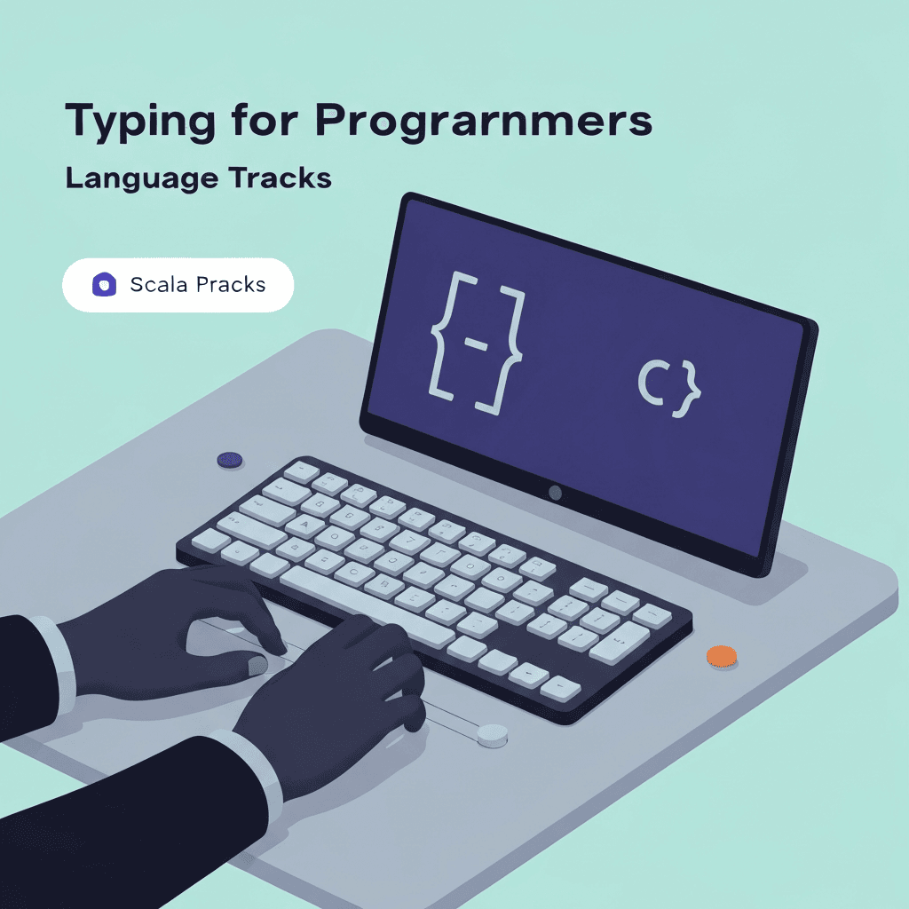 Scala Typing Test: Fat Arrows, Interpolation, and Functional Symbol Lines — Typing for Programmers — Type Faster