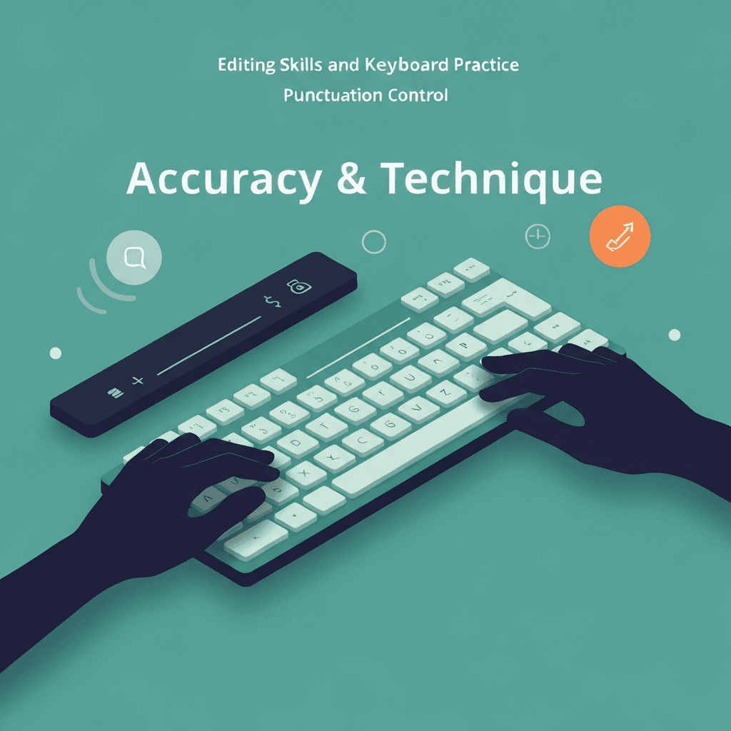 Illustration. Punctuation Accuracy Training Plan — Accuracy & Technique — Type Faster