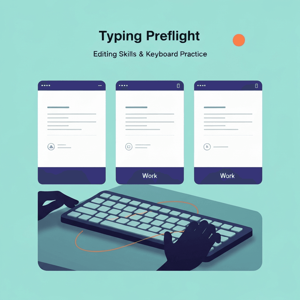 Remote Work Typing Preflight on a Shared or Docked Laptop — Typing Preflight — Type Faster