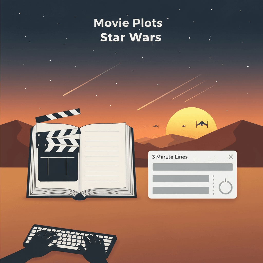 Star Wars Movie Typing Test: Plot Summaries Across 9 Films — Movie plots typing — Type Faster