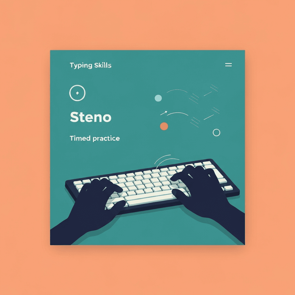 Illustration. Steno Timed Modes: Brief Form, Chord Capture, and Readback Compared — Steno — Type Faster