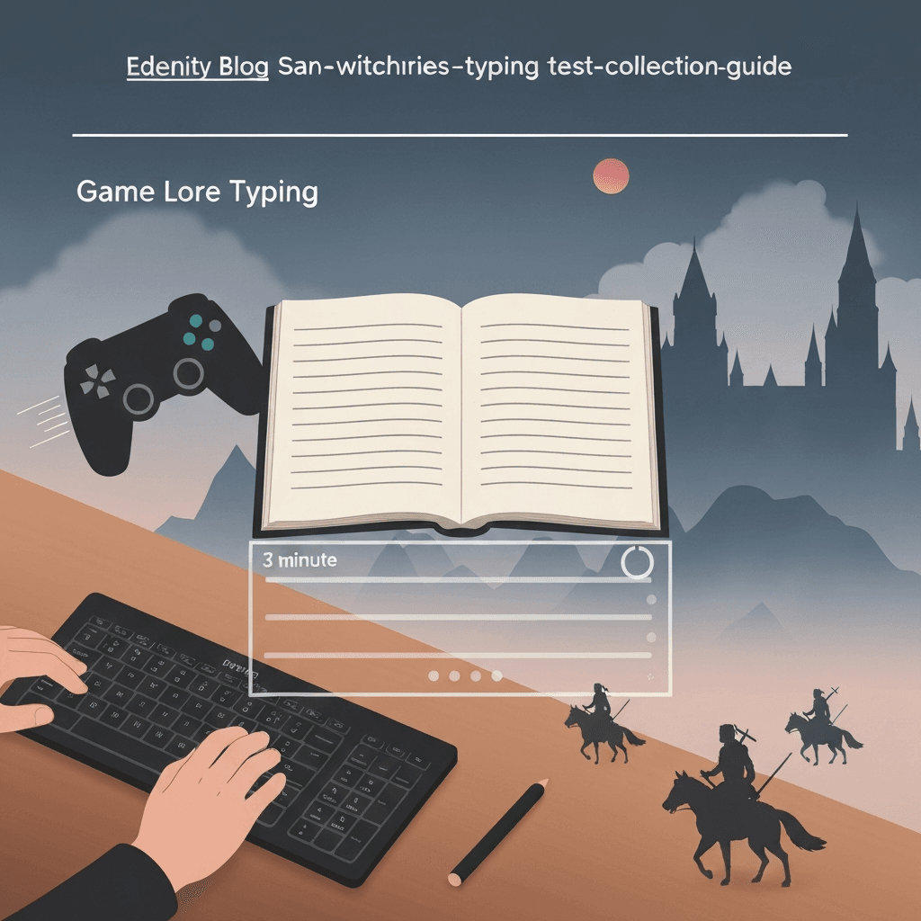 The Witcher Typing Test: Outcast Witcher, Continent Politics, and Plot Passages — Game lore typing — Type Faster