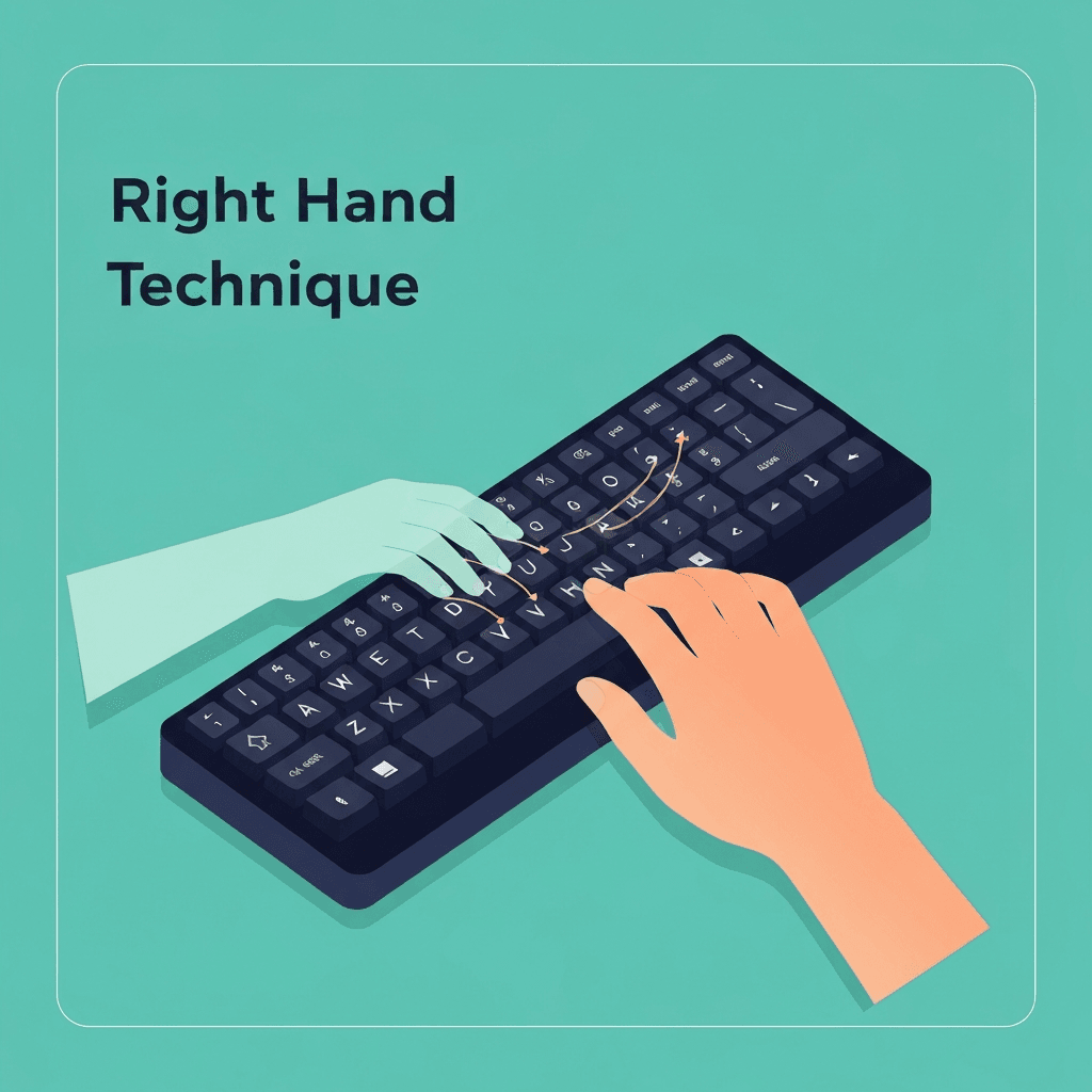 Touch Typing Right-Hand Home Row Drills (HJKL) — Right Hand — Type Faster
