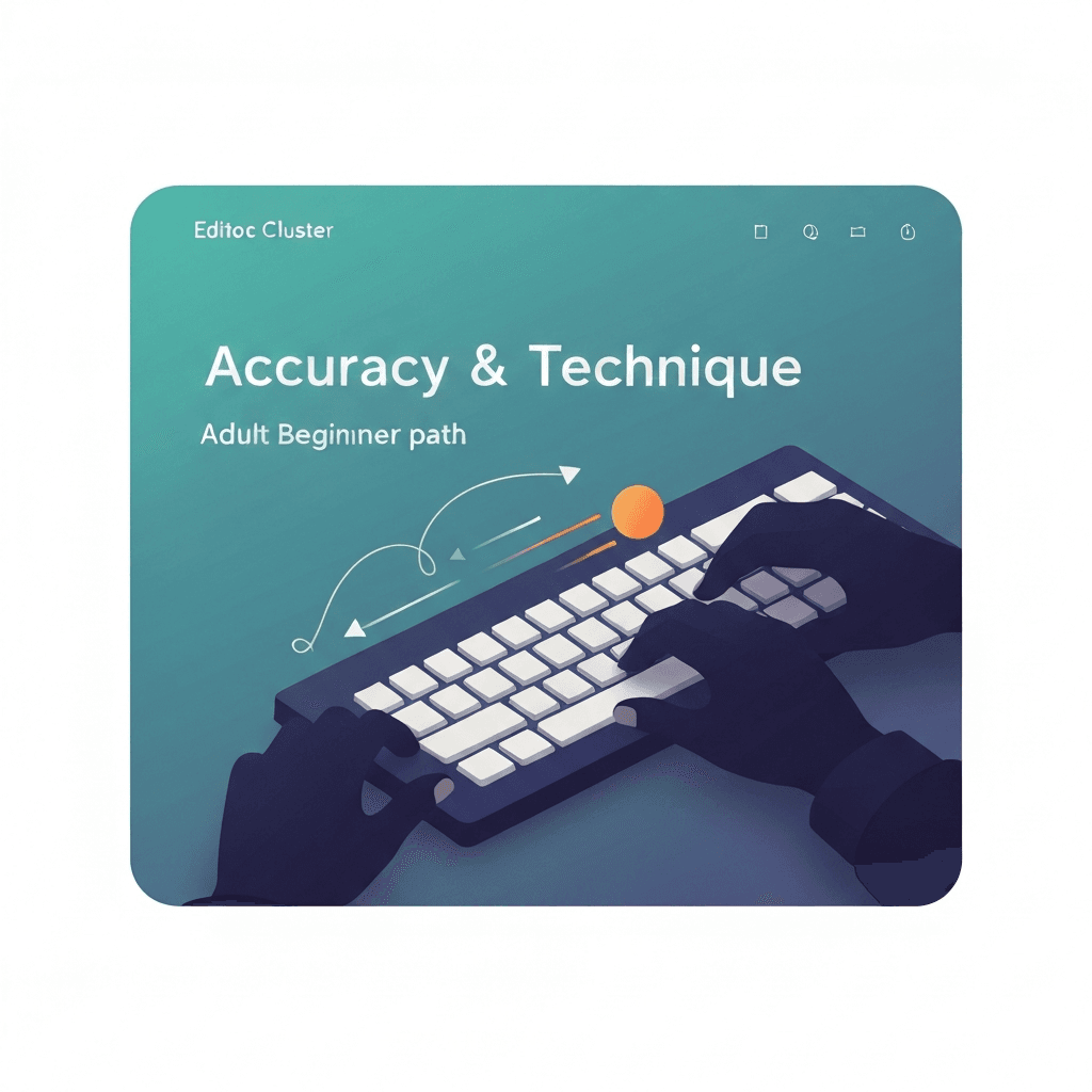 Typing Lessons for Adults Beginners: Structure, Weekly Targets, and Honest Progress — Accuracy & Technique — Type Faster