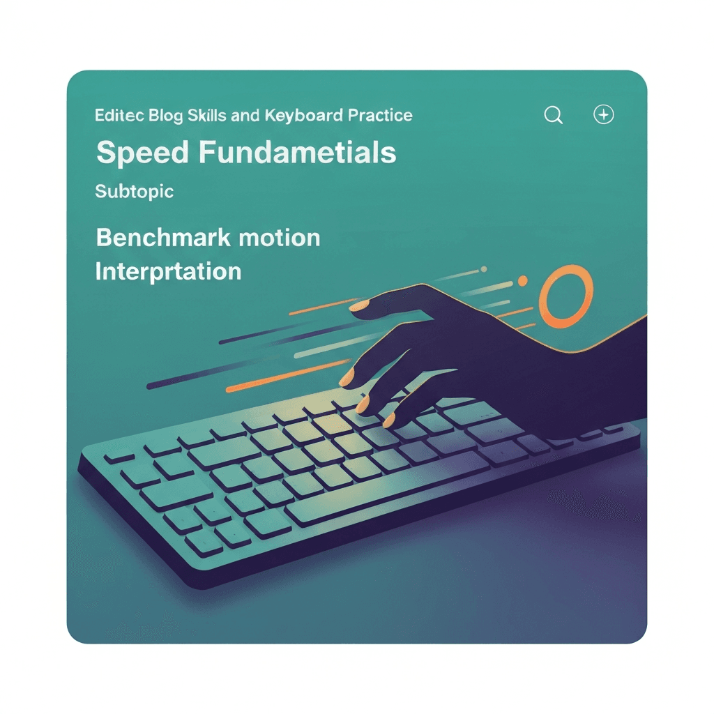 Illustration. Typing Result Scores: How to Read Them and Turn Them Into a Training Plan — Speed Fundamentals — Type Faster