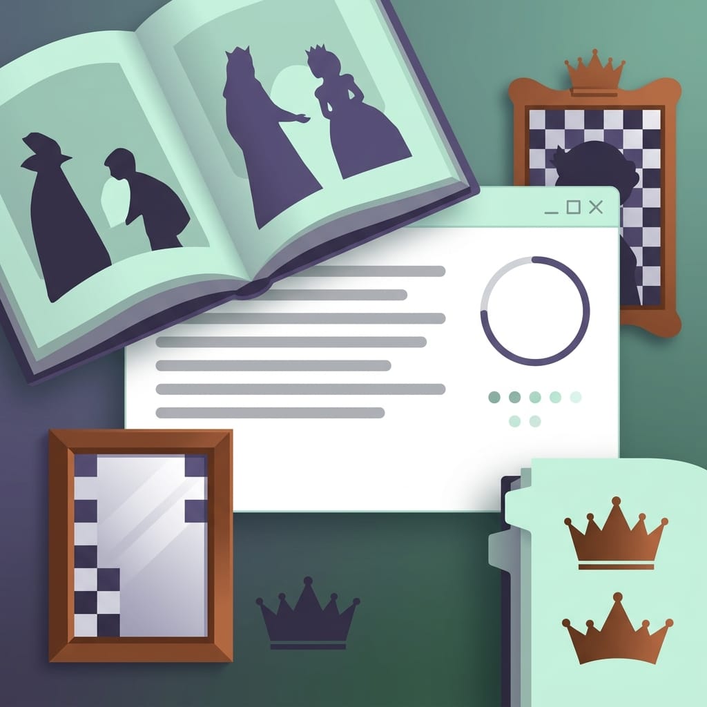 Typing Through the Looking-Glass by Chapter: Story Library Book Mode Step by Step — Story typing — Type Faster