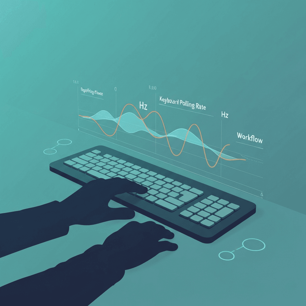 Illustration. Use a Polling Rate Primer After Every Keyboard Setup Check — Keyboard Polling Rate — Type Faster