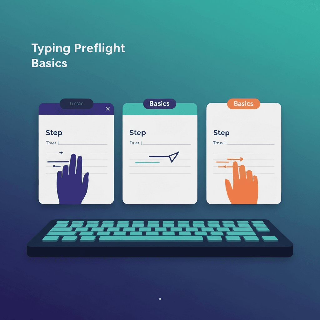 What Is Typing Preflight? A Three-Step Bench Before WPM Tests — Typing Preflight — Type Faster